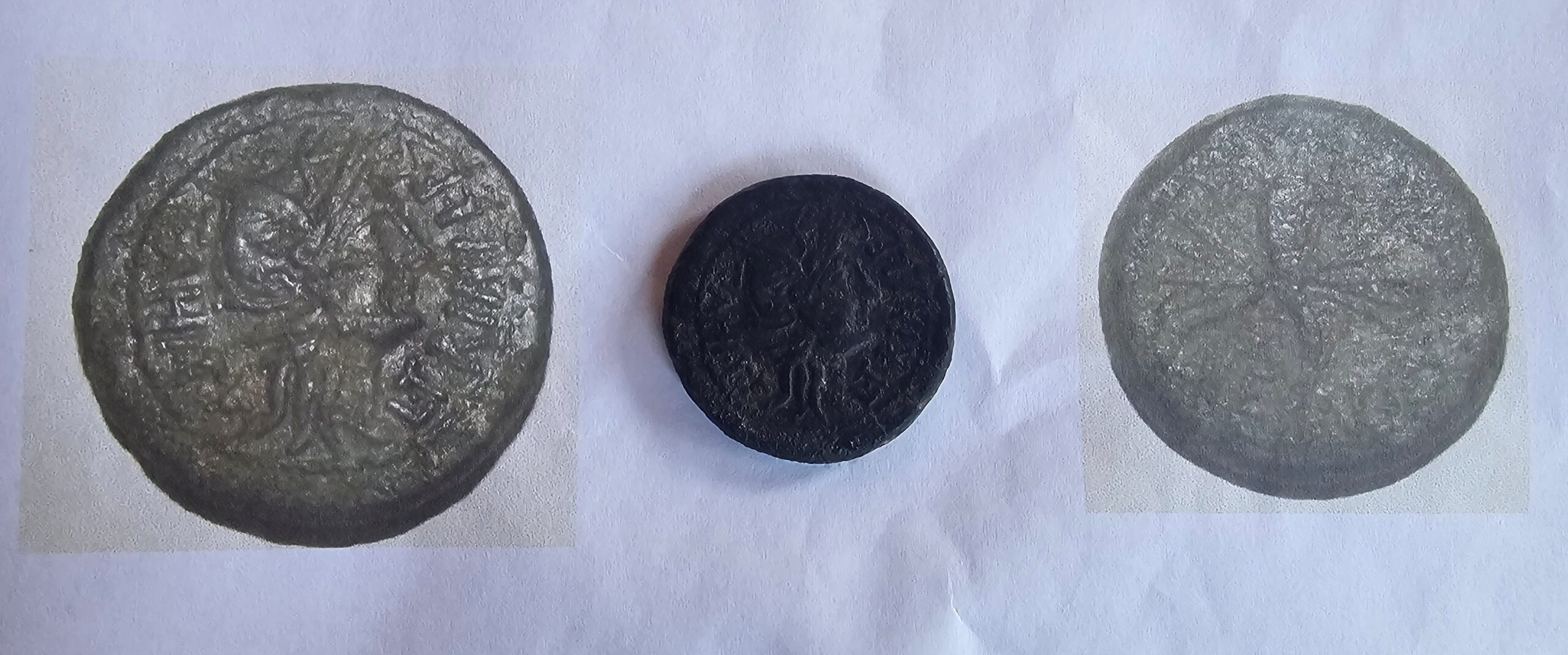 3rd-2nd Century Roman Republic Iberic Peninsula Rare Variant of 'AS Coin from Valencia #5 - Image 5