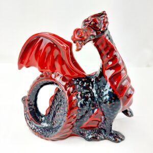 British, 1993, Royal Doulton Flambé Dragon HN 3552, Collectors Club Exclusive