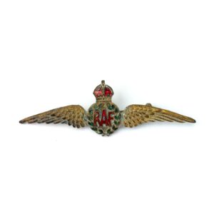 British, WW1, Royal Air Force, Pilot's Wings, Sweetheart Brooch, Enamelled