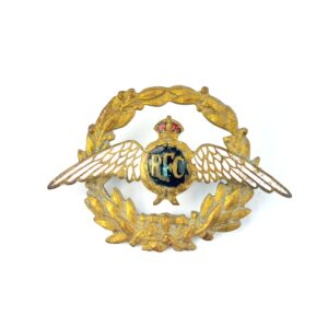 British, WW1 Royal Flying Corps (RFC) Sweetheart Brooch, Gilt & Enamel