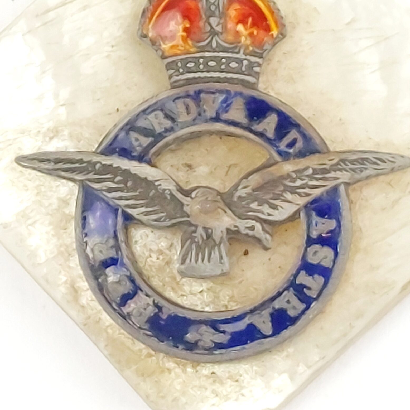 British, WW2, RAF Sweetheart Brooch, Mother-of-Pearl & Silver Bar - Image 2