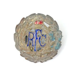 British, WWI, Royal Flying Corps (RFC) Sweetheart Brooch, Enamelled