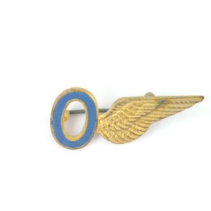 British, WWII, RAF Observer Sweetheart Brooch, Gilt & Enamel