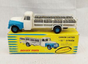 French Dinky Toys 586 Camion Laiter 55 Citroen Milk Truck