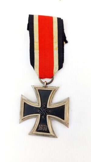 German, WW2, Iron Cross 2nd Class, 1939, with Ribbon, Very Good Condition