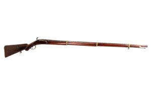 Indian, 19th Century, Jezail Matchlock Musket — Brass Furniture, Obsolete Calibre