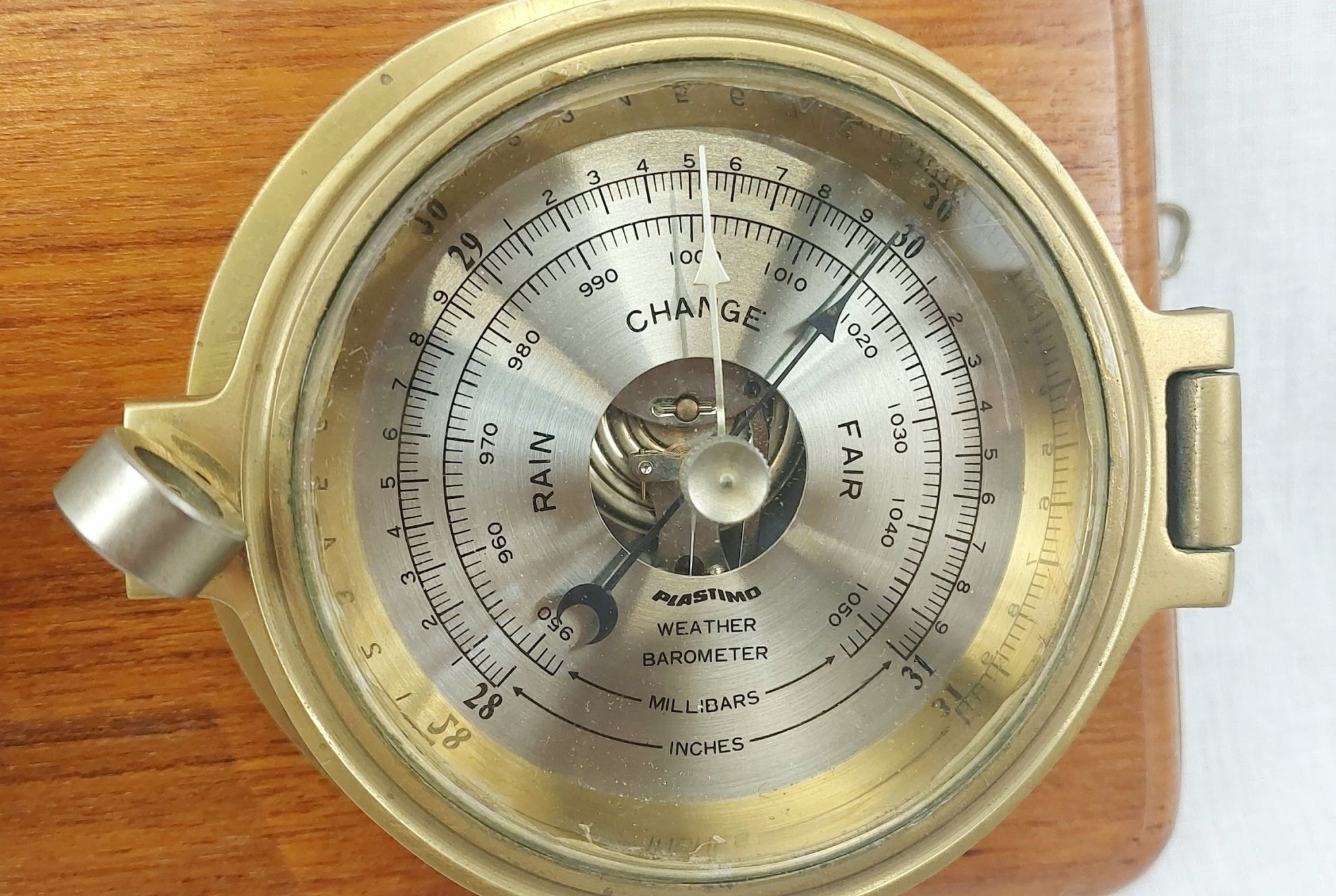Plastimo Marine Ships Quartz Clock & Barometer - Image 3