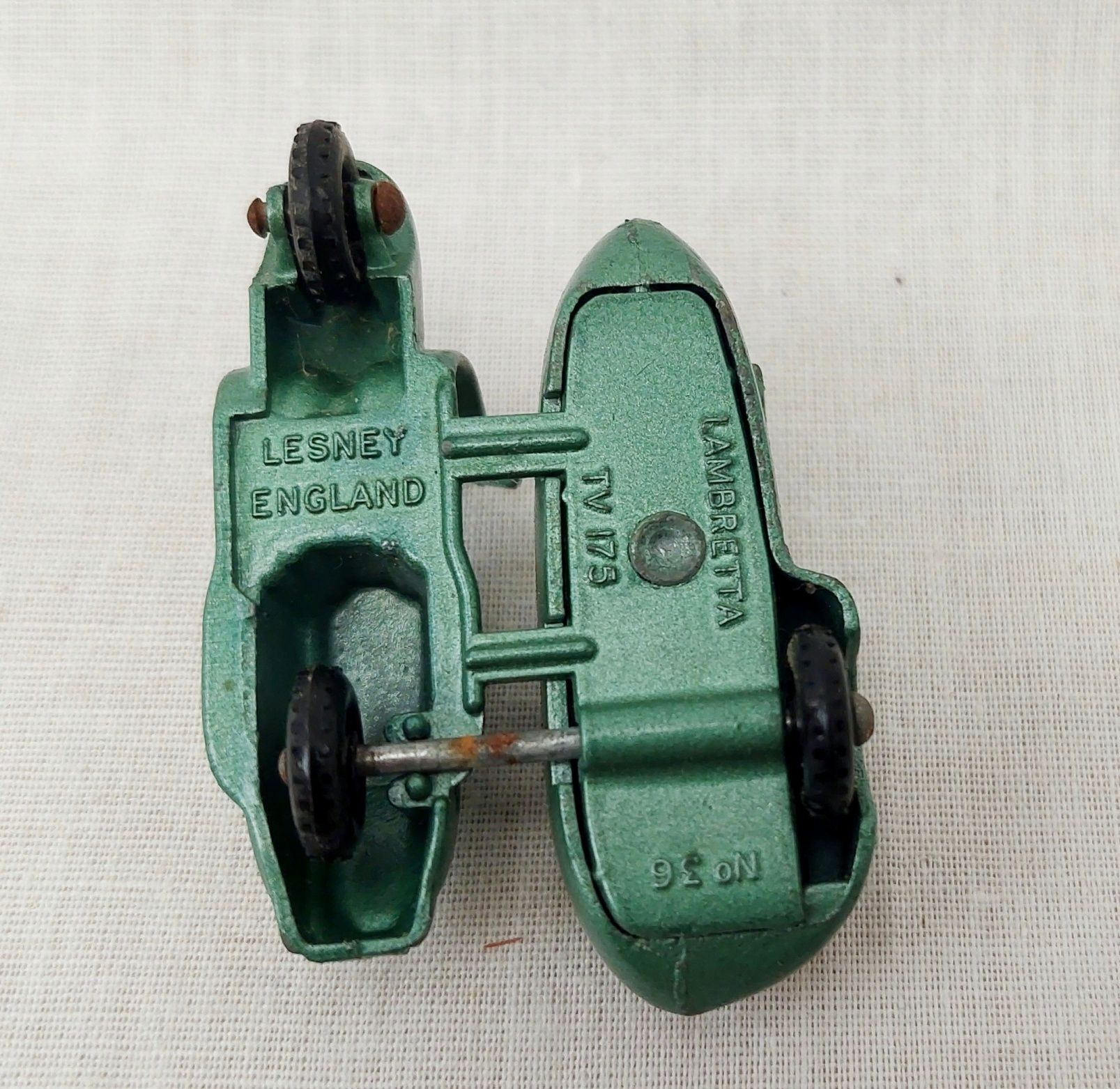 Lesney Matchbox No.36 Lambretta TV 175 & Sidecar - Image 4