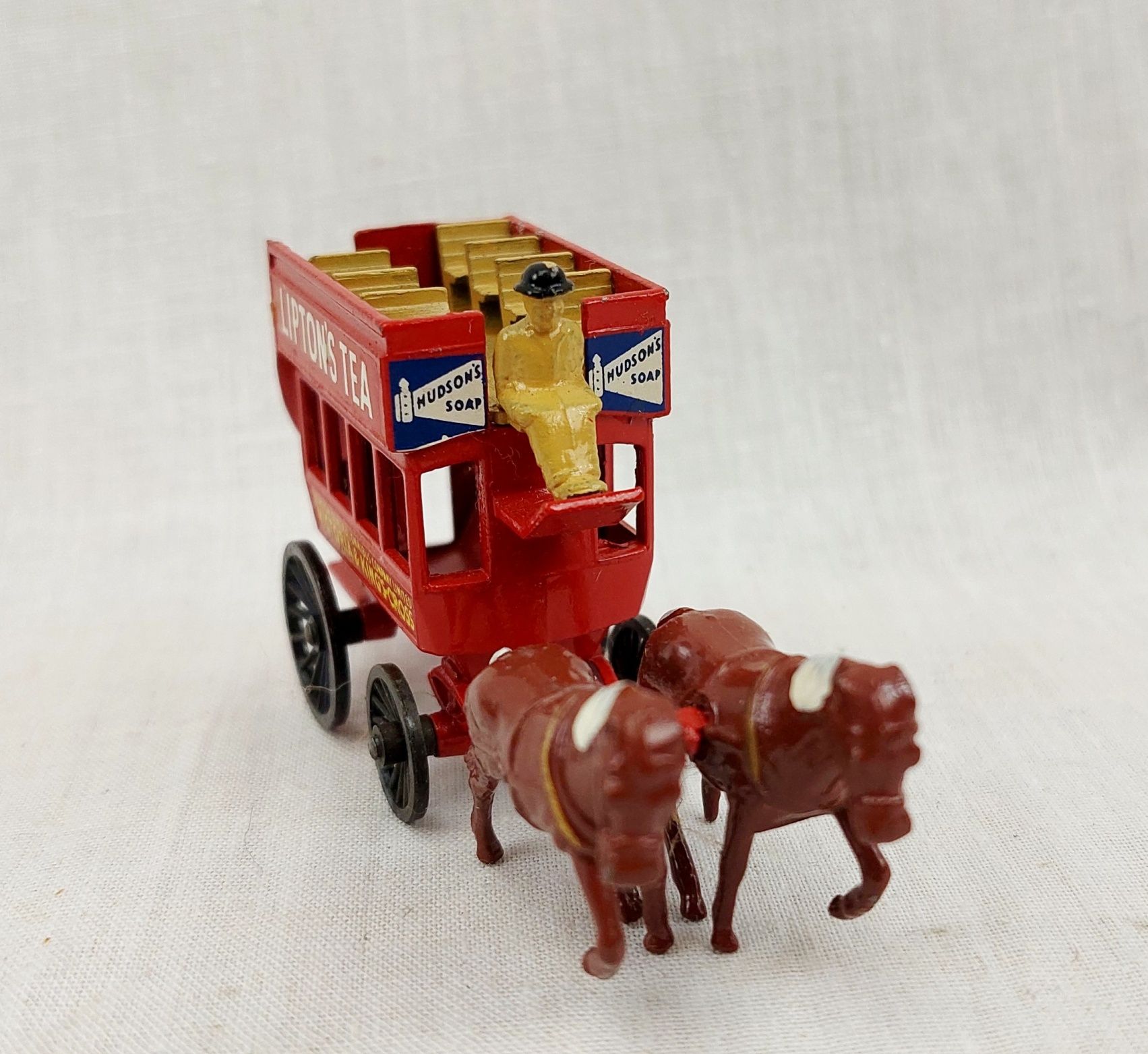 Matchbox Lesney Diecast Y12 Liptons Tea Horse Bus - Image 4