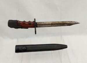 No 7 Mk 1 Bayonet For Sten Mk V SMG With Scabbard