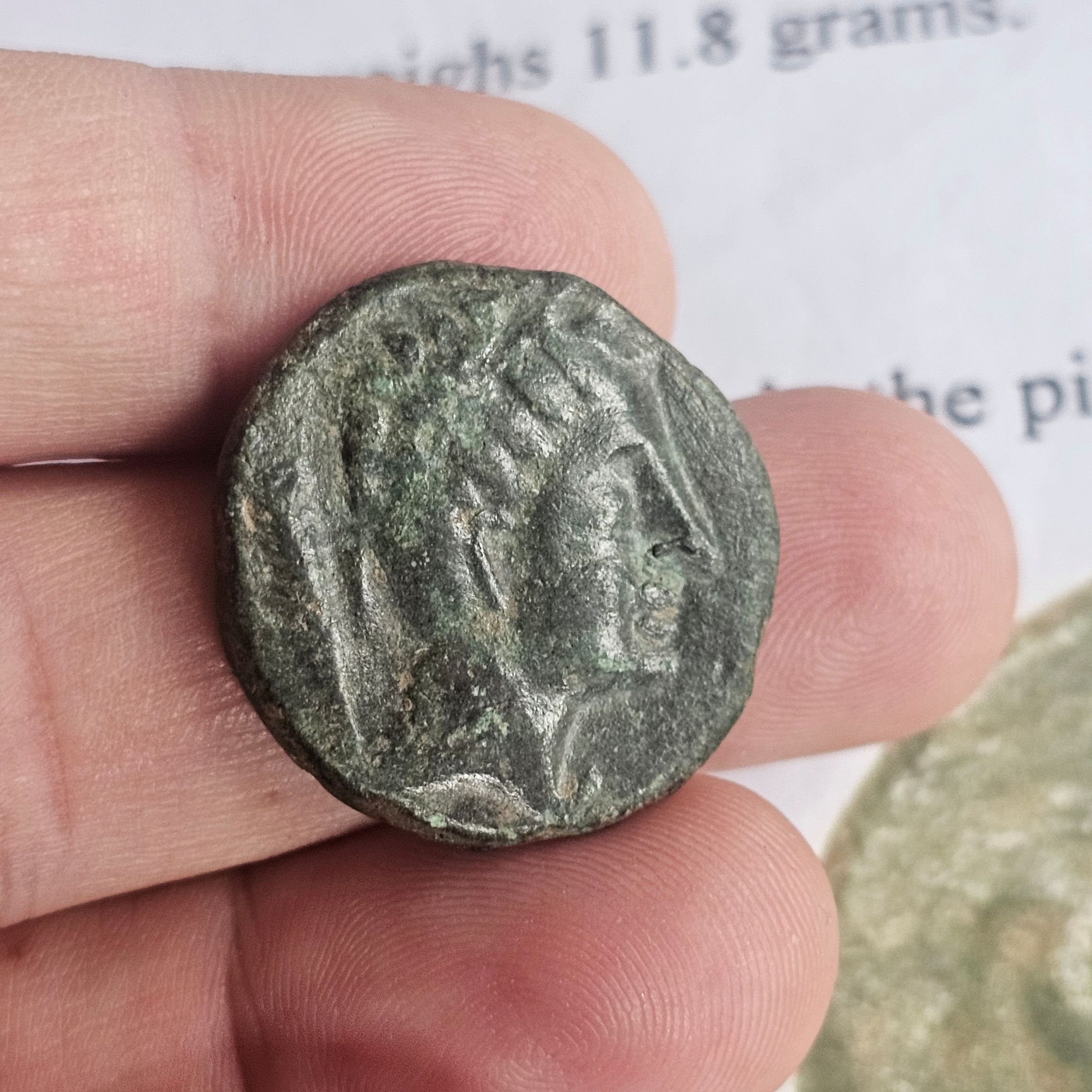 Circa 3rd-2nd Century BC Antique Celtibertian 'AS' Coin #4 - Image 4
