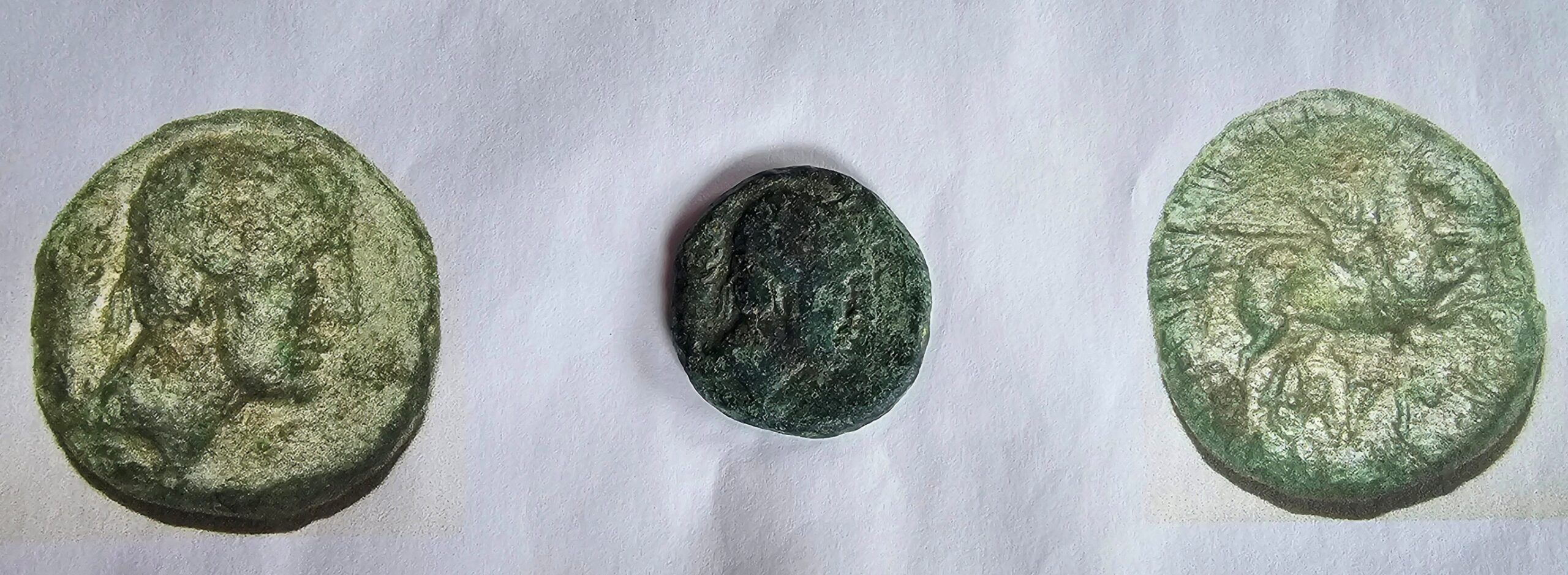 Circa 3rd-2nd Century BC Antique Clibertan 'AS' Coin #5 - Image 2