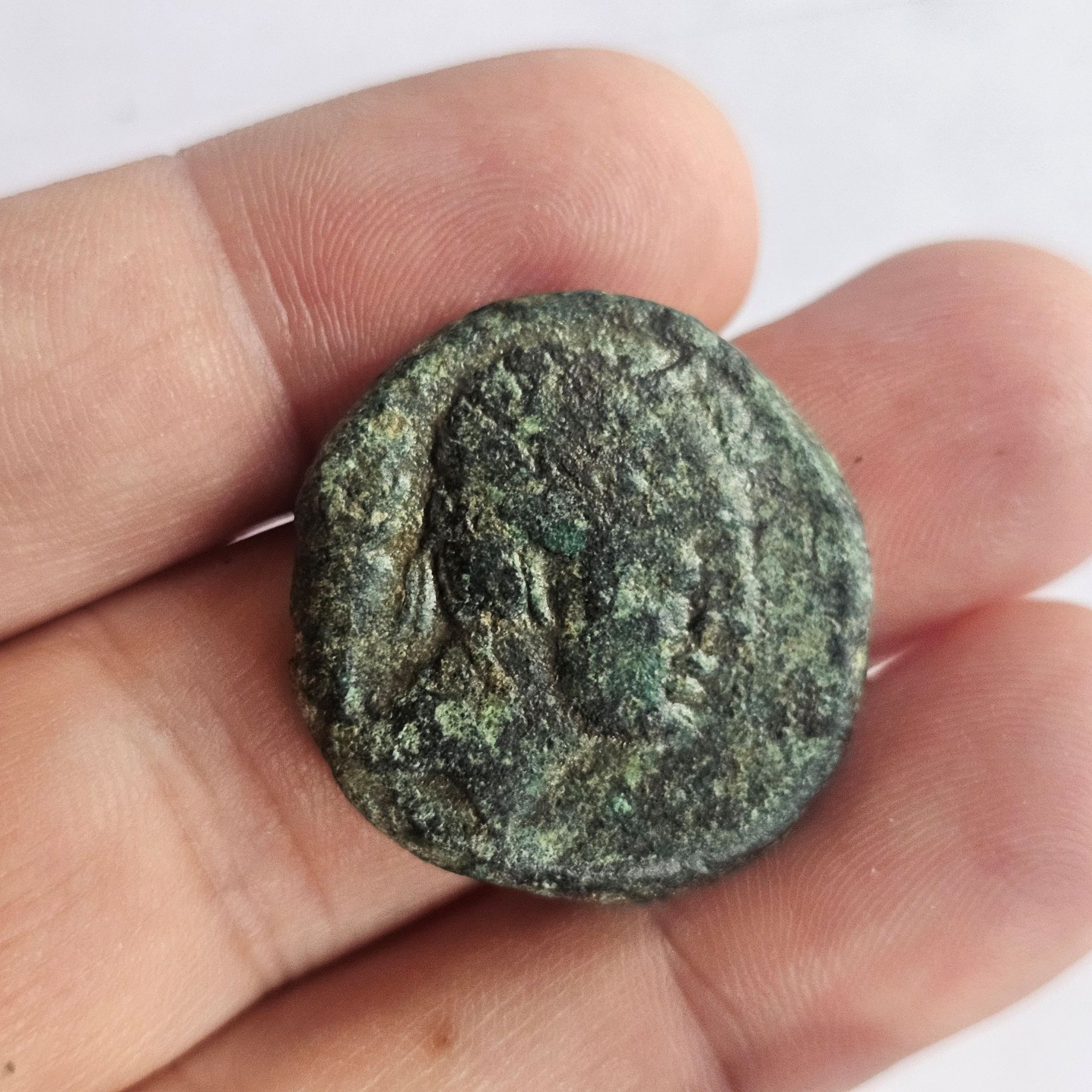 Circa 3rd-2nd Century BC Antique Clibertan 'AS' Coin #5 - Image 4