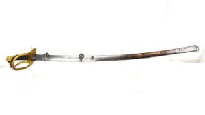 Swiss, Model 1852 Cavalry Sabre by Wester & Co., Solingen, with Scabbard – American Civil War Import