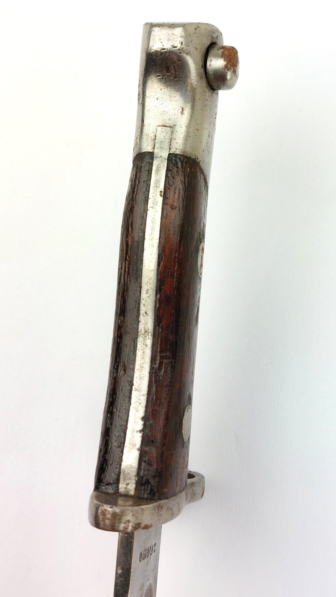 Thai (Siam), 1903, Type 45 (R.S. 121) Mauser Bayonet, with Scabbard; Siamese Markings - Image 11