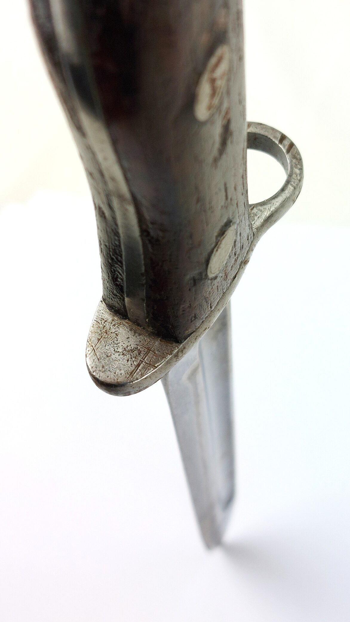 Thai (Siam), 1903, Type 45 (R.S. 121) Mauser Bayonet, with Scabbard; Siamese Markings - Image 12