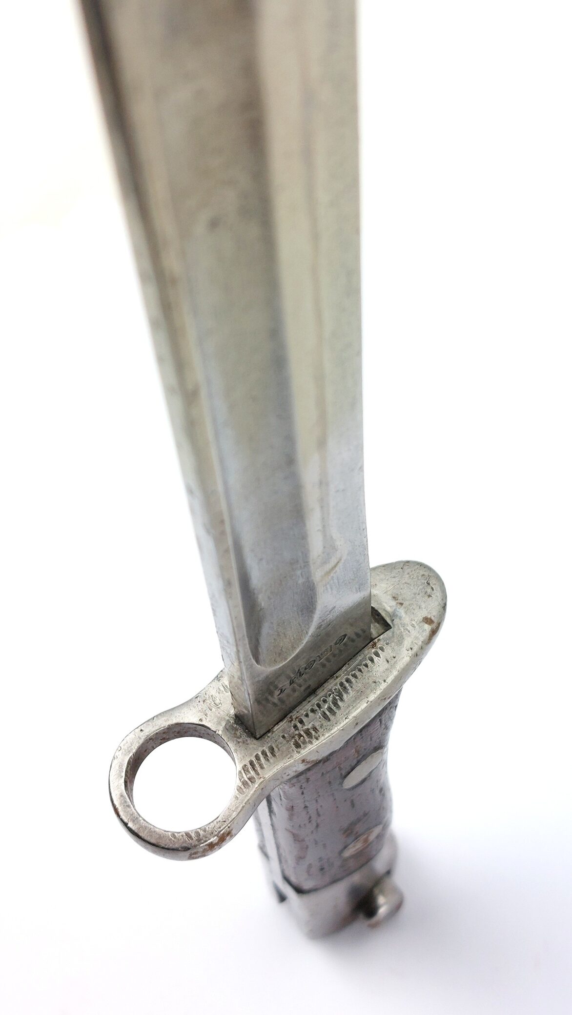 Thai (Siam), 1903, Type 45 (R.S. 121) Mauser Bayonet, with Scabbard; Siamese Markings - Image 13