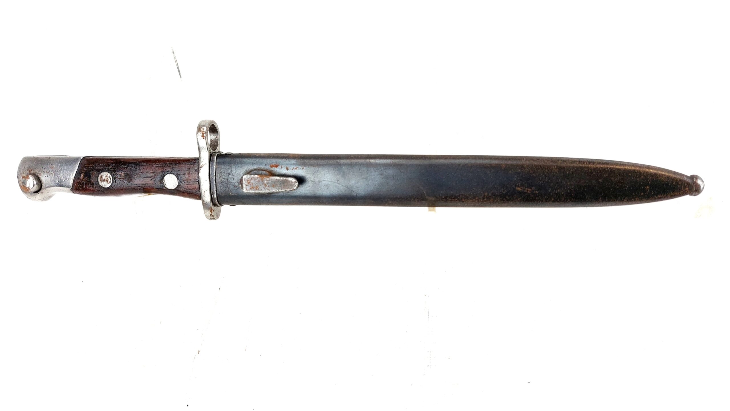 Thai (Siam), 1903, Type 45 (R.S. 121) Mauser Bayonet, with Scabbard; Siamese Markings - Image 2