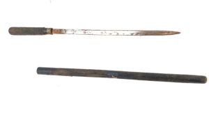 UK or Continental Europe, c.1880–1910, Concealed Dagger Stick with Spear-Point Blade