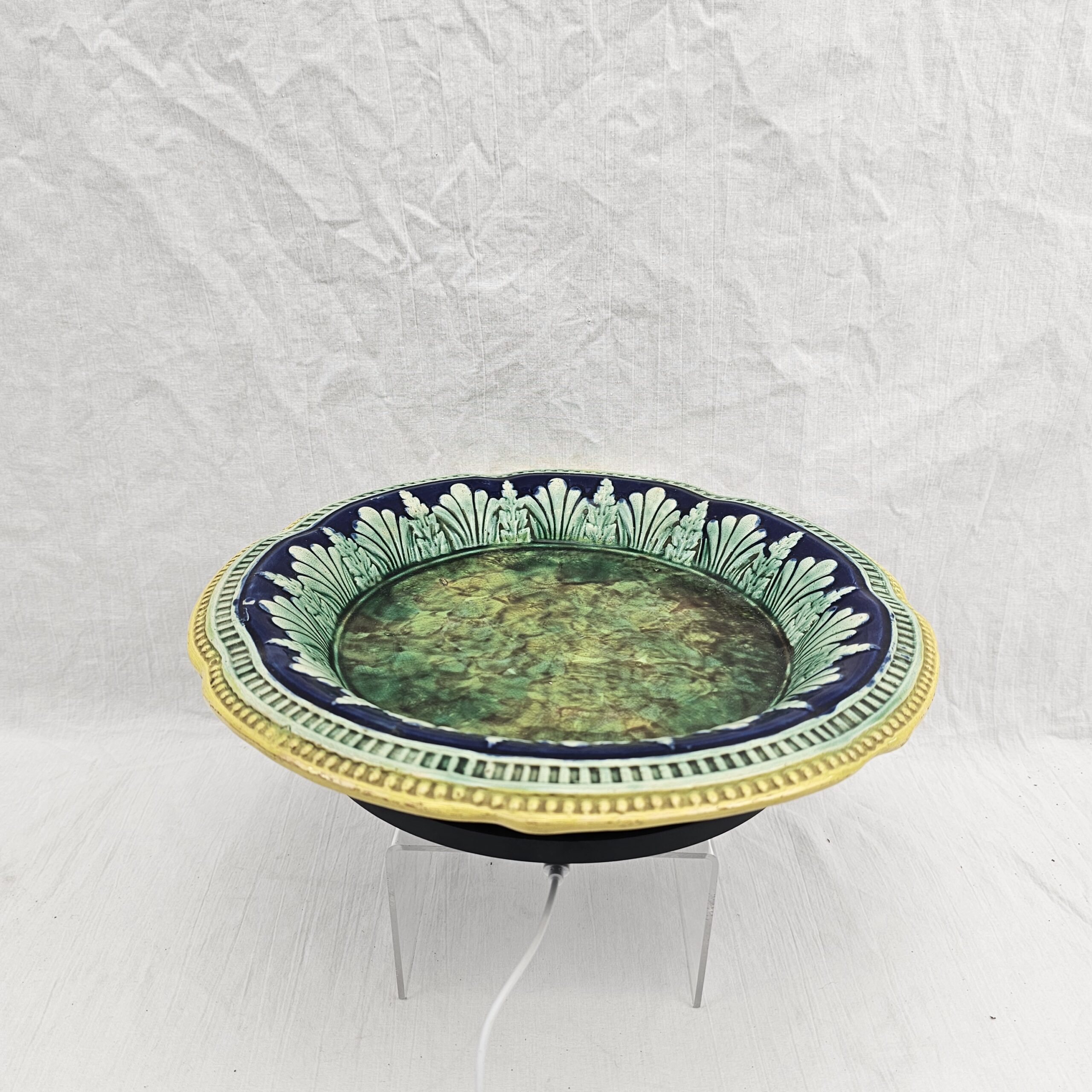 Victorian Majolica Table Serving Platter - Image 2