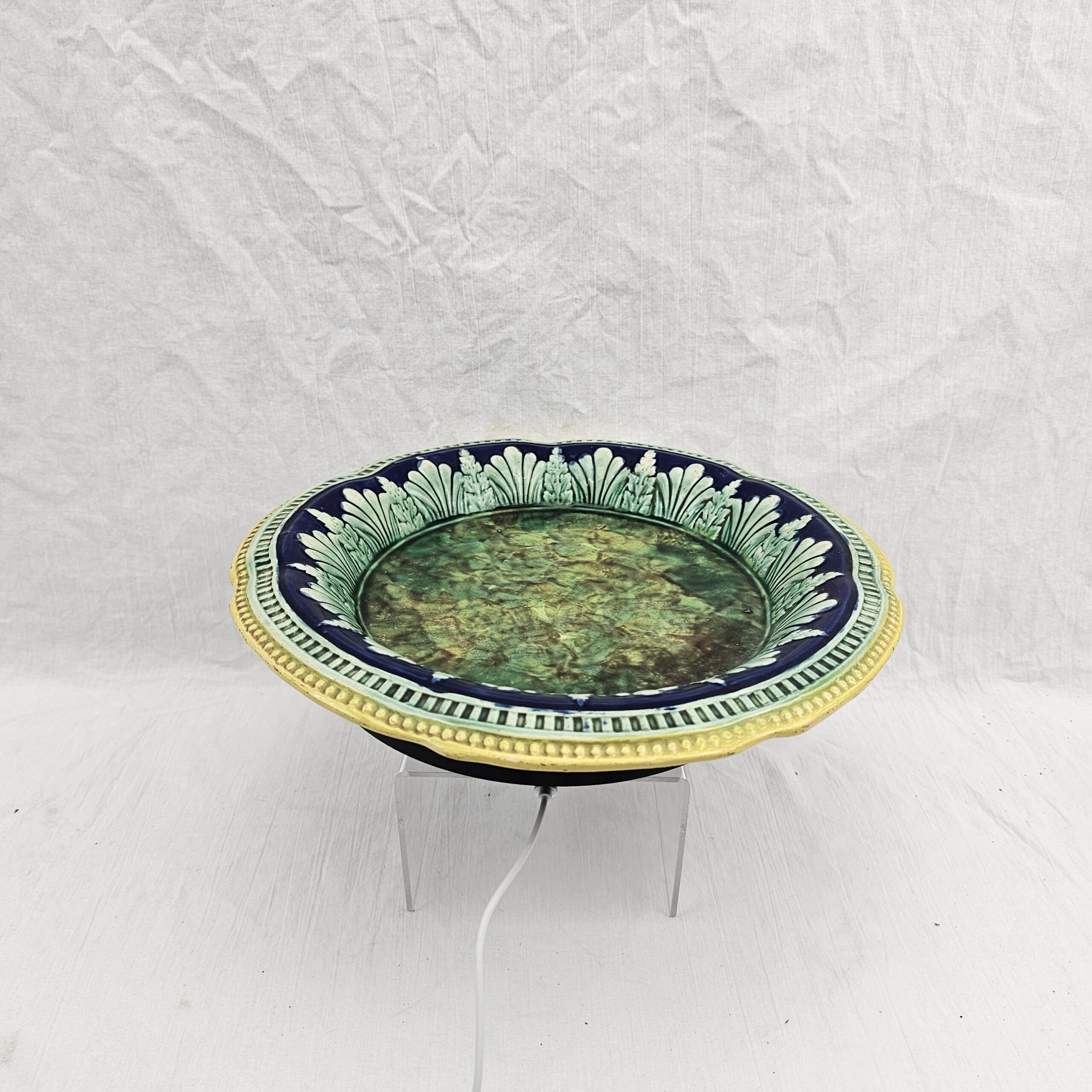Victorian Majolica Table Serving Platter - Image 3