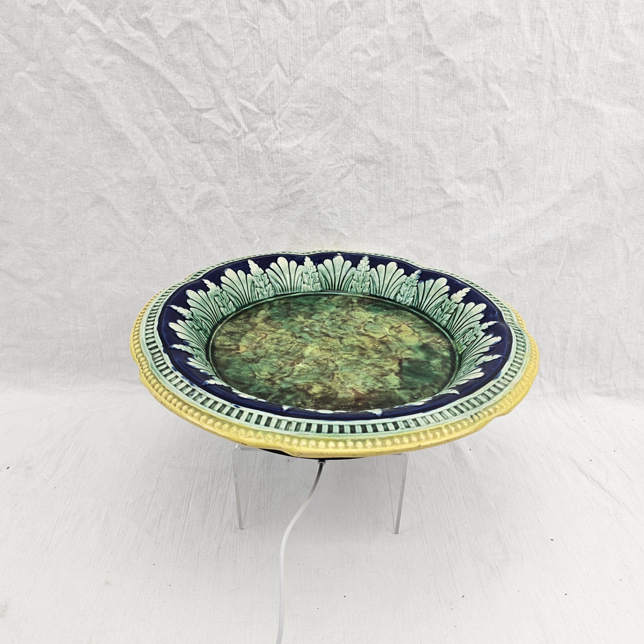 Victorian Majolica Table Serving Platter - Image 4