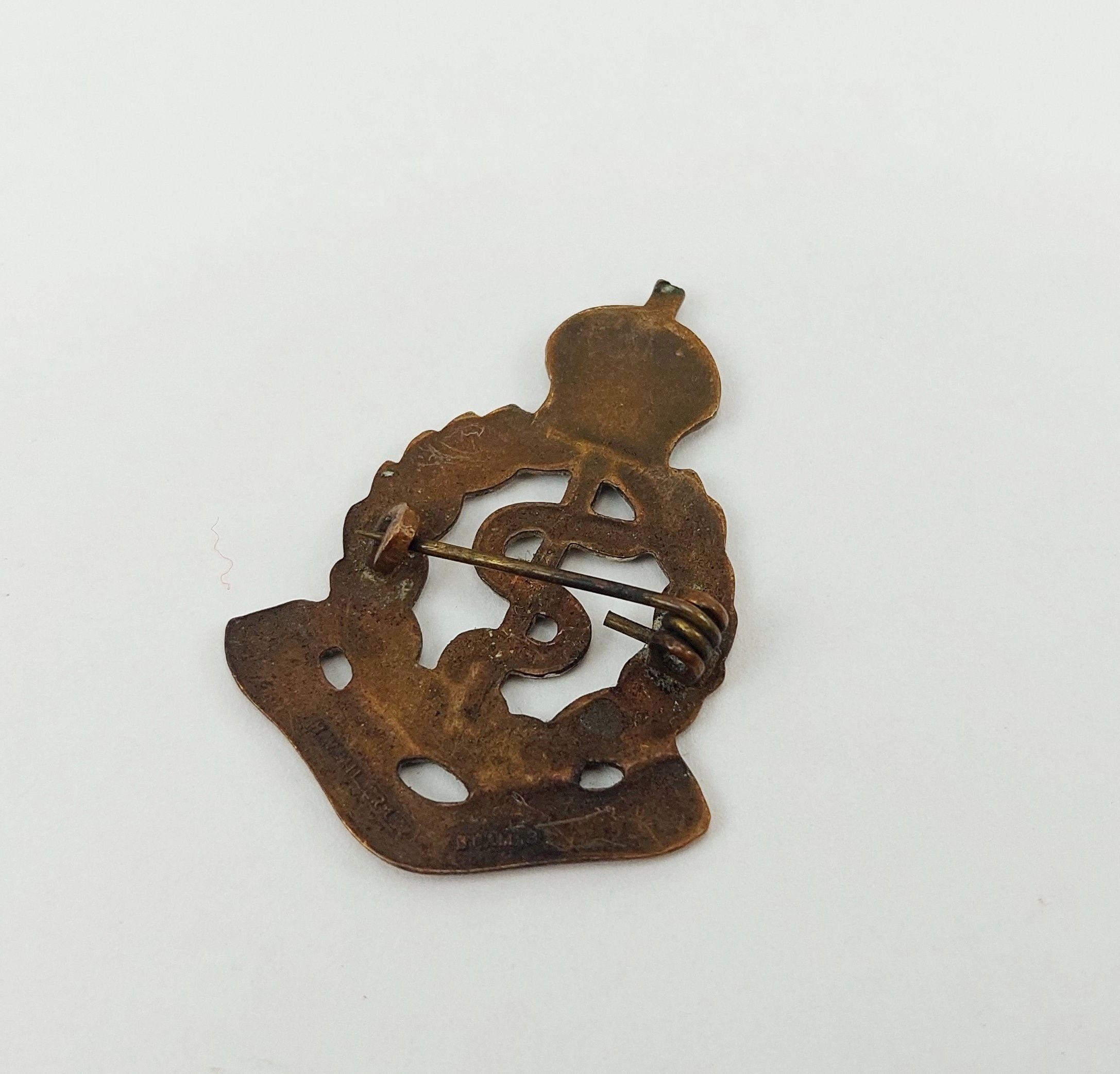 WW2 Royal Army Medical Corps Sweetheart Badge - Image 2