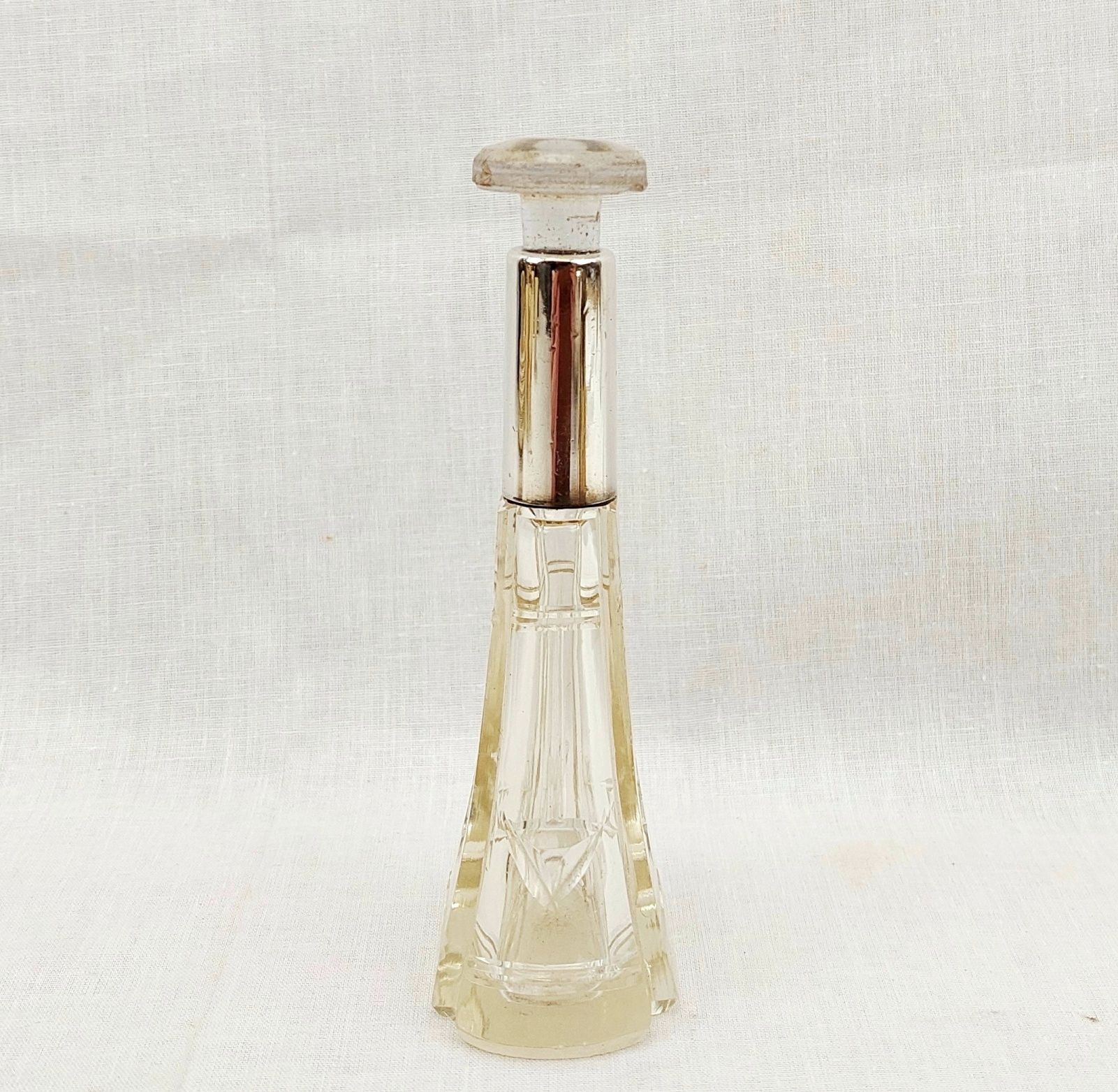 c1920 Sterling Silver Mounted Perfume Bottle - Image 4