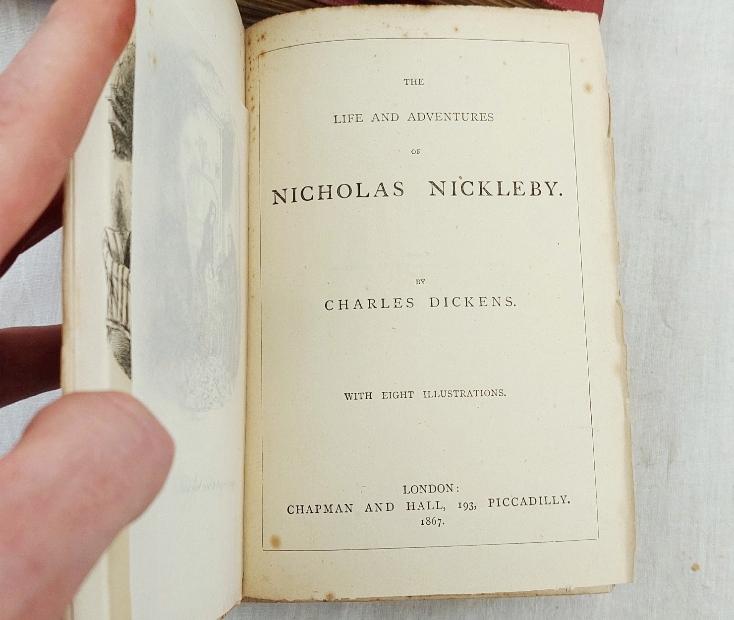 17 Vols Of Charles Dickens Published In 1868 By Chapman - Image 11
