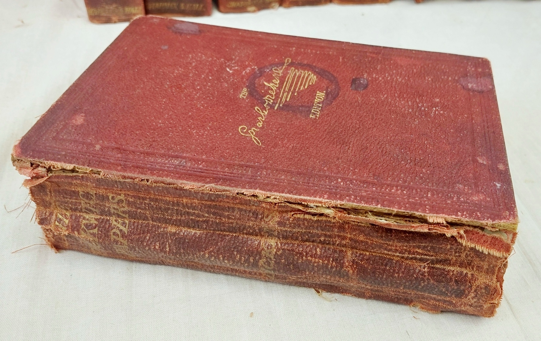 17 Vols Of Charles Dickens Published In 1868 By Chapman - Image 9
