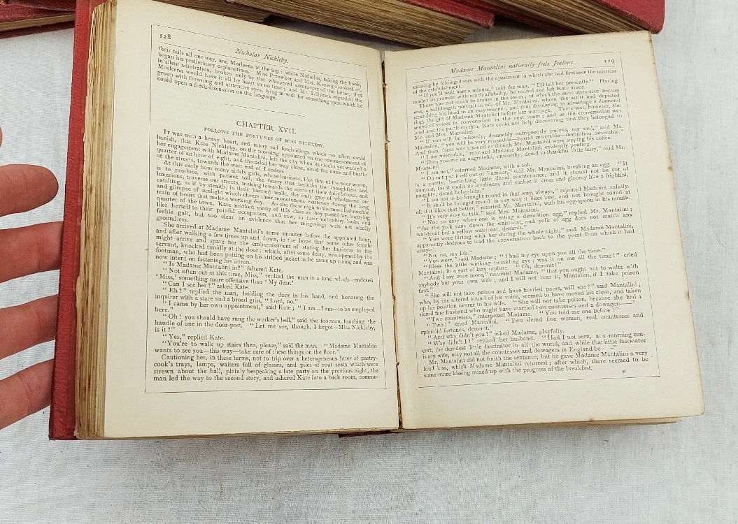 17 Vols Of Charles Dickens Published In 1868 By Chapman - Image 13