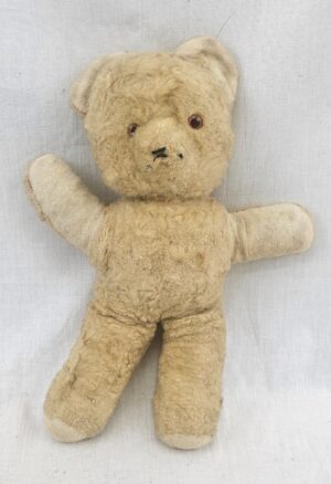 1940s Teddy Bear With Glass Eyes