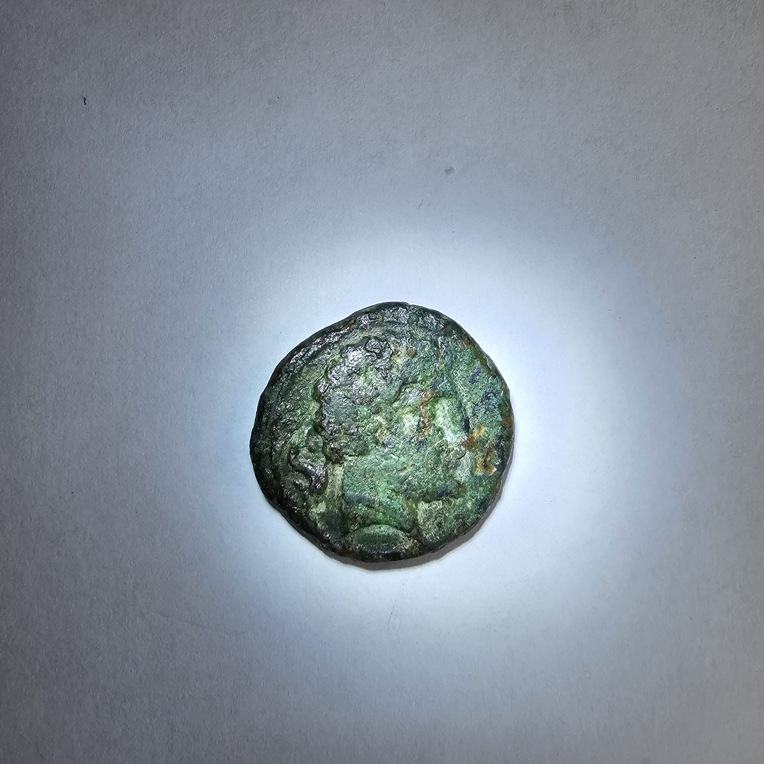 Circa 2nd Century BC Antique Roman-Celtibertian 'AS' Coin #7 - Image 4