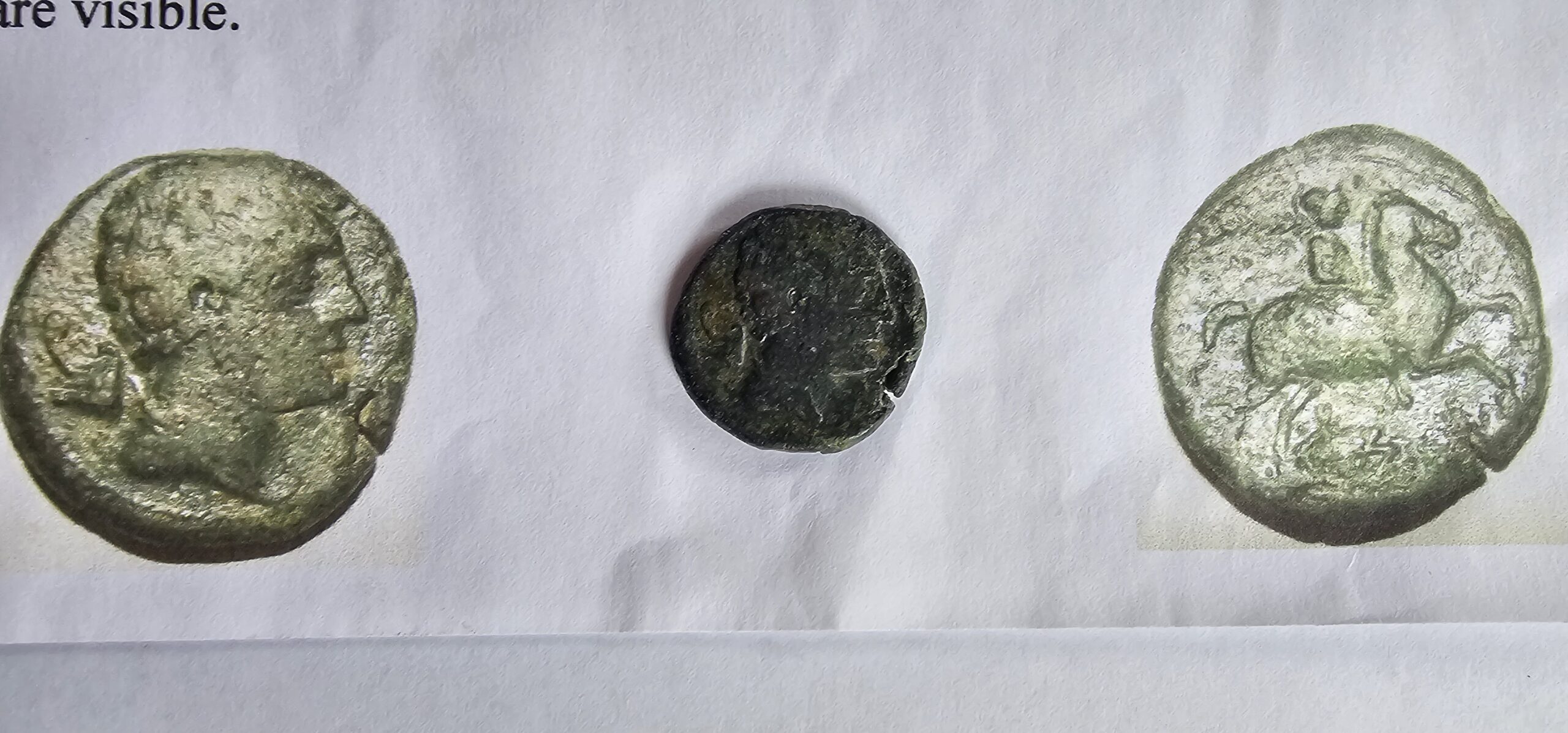 Circa 2nd Century BC Antique Roman-Celtibertian 'AS` Coin #9 - Image 3