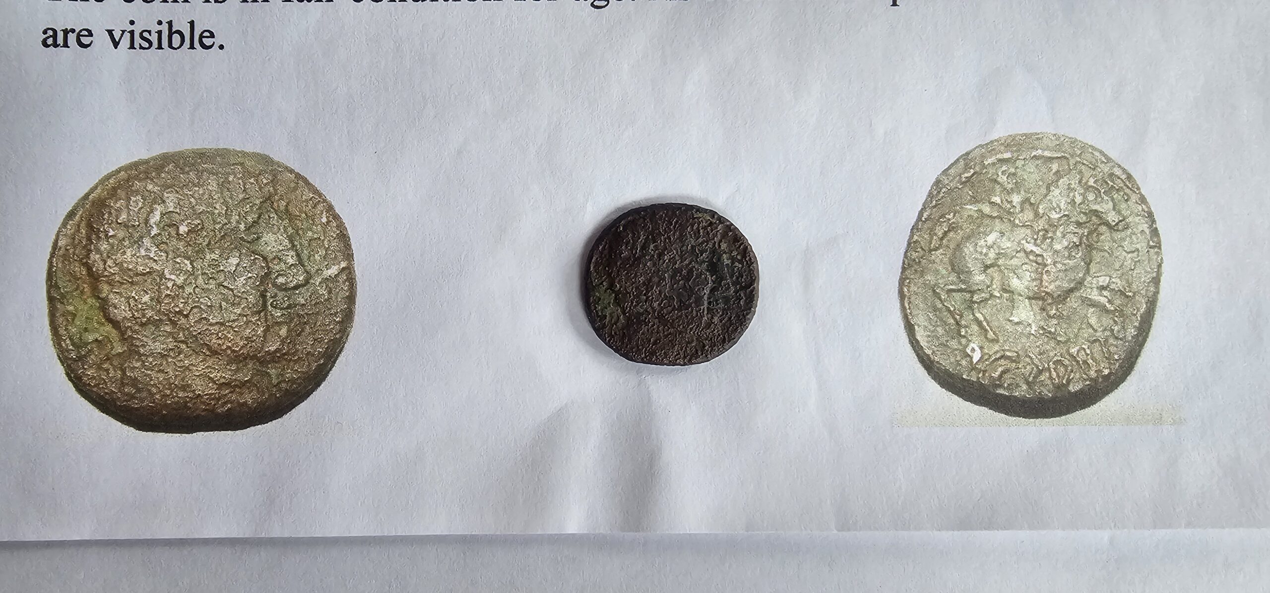 Circa 2nd Century BC Antique Roman-Celtibertian 'AS Coin #11 - Image 3