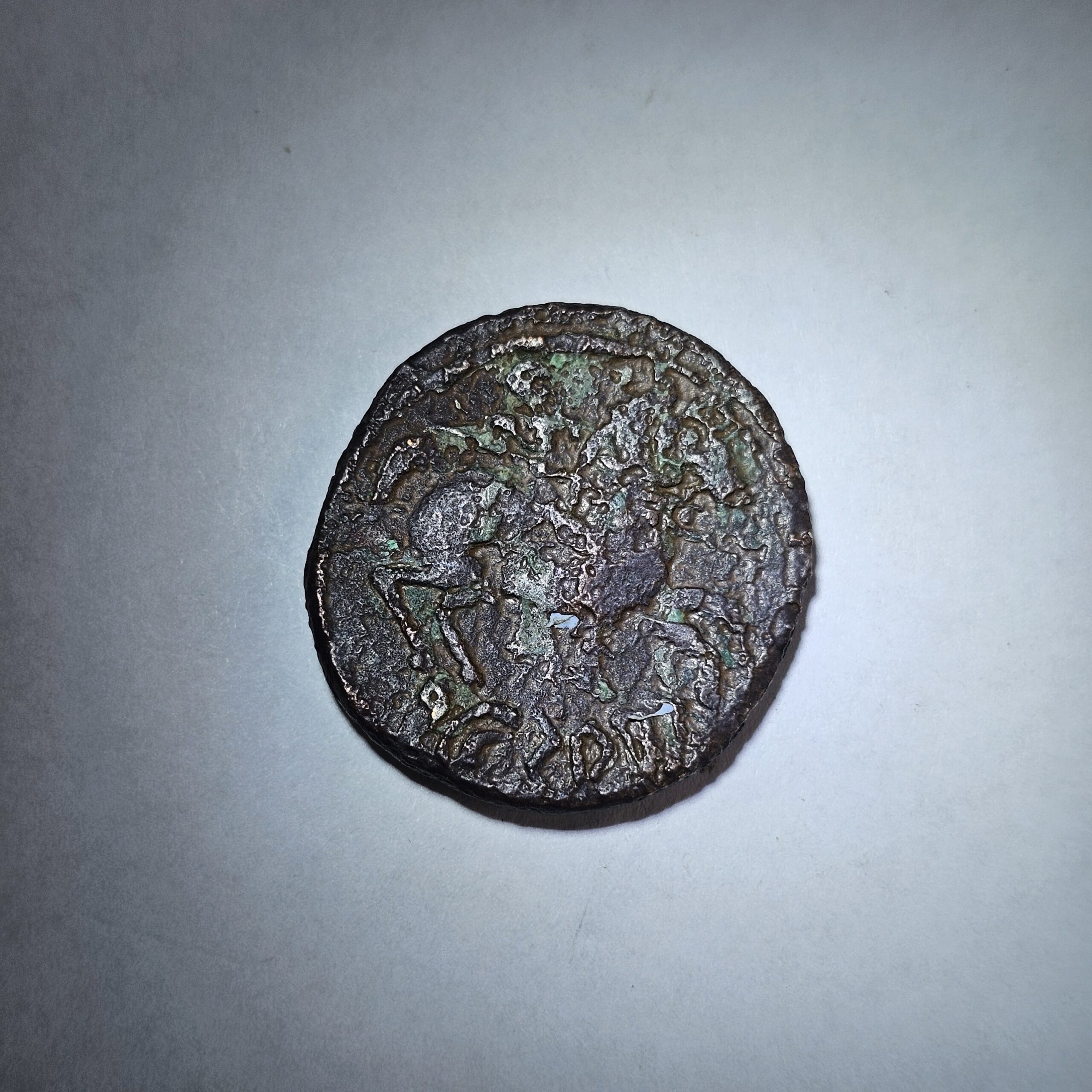 Circa 2nd Century BC Antique Roman-Celtibertian 'AS Coin #11 - Image 2