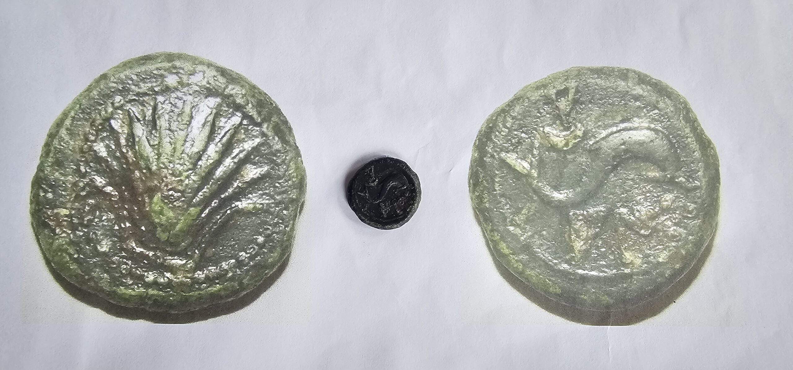 Circa 218-201 BC Punic War Era Spanish Coin #2 - Image 3