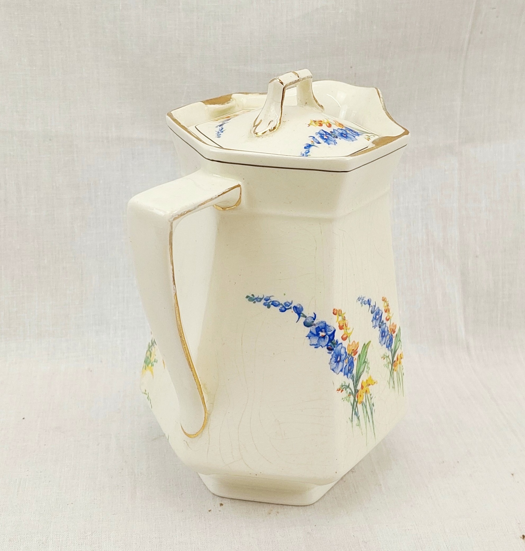 Art Deco 1930s Royal Winton Avalon Pattern Hot Water Jug - Image 2