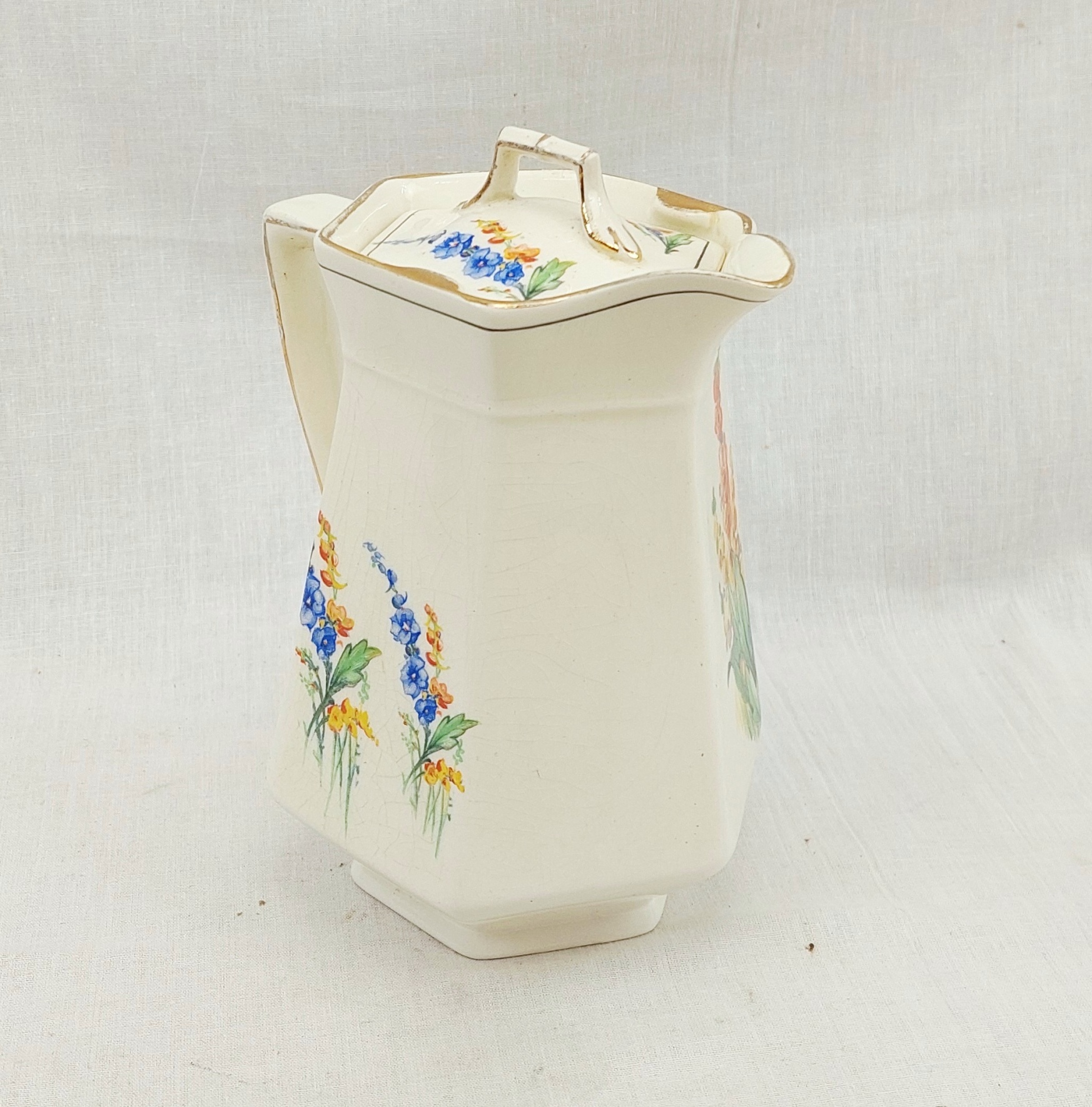 Art Deco 1930s Royal Winton Avalon Pattern Hot Water Jug - Image 3