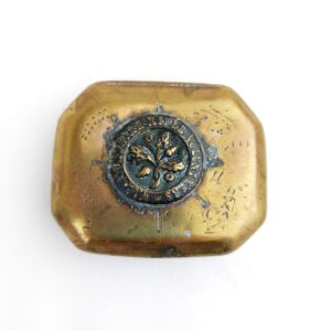 British, c.1870–1890 (Anglo-Boer War), Warwickshire Rifle Volunteers Snuff Box, Named “W. HOWE”