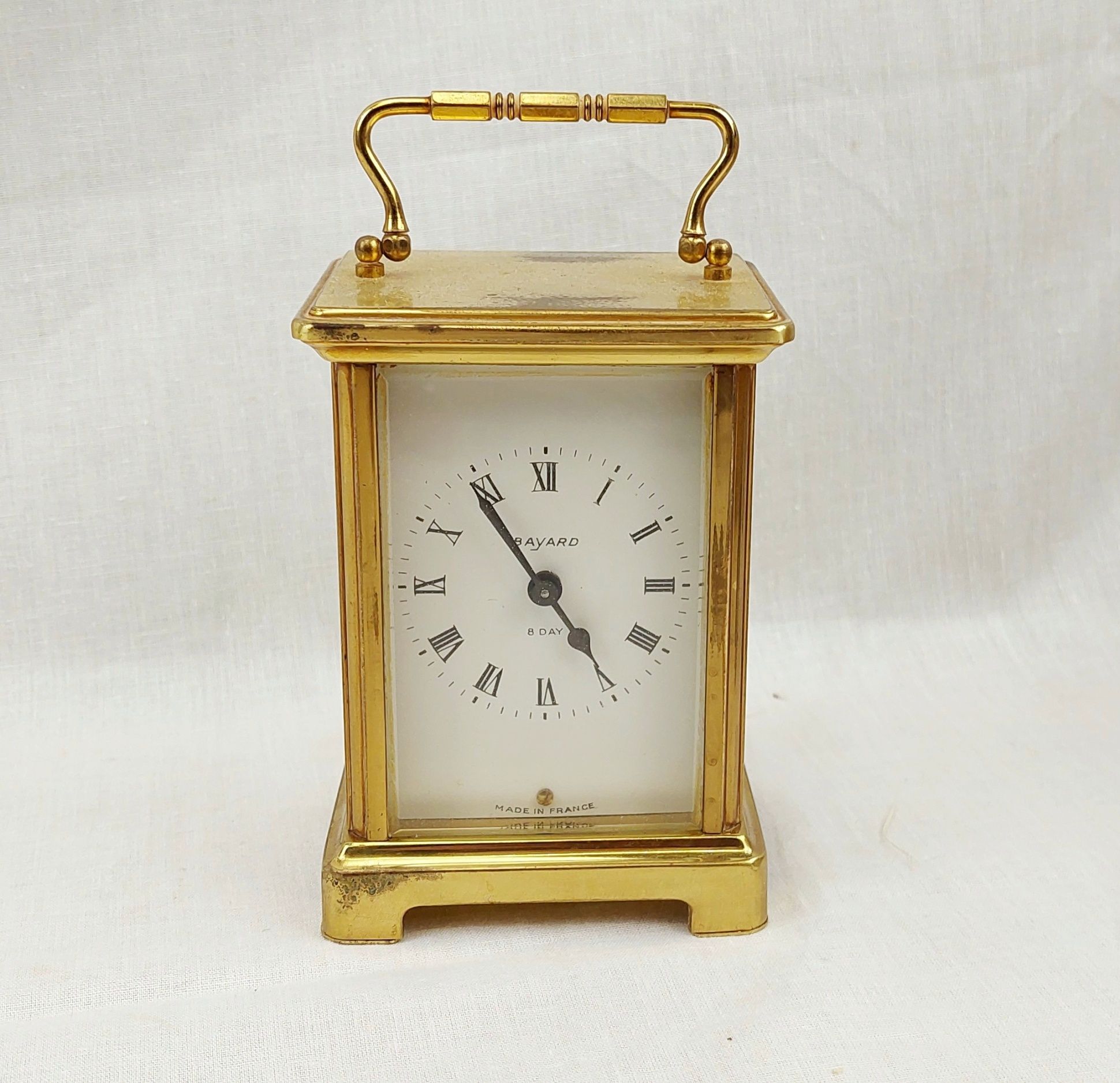 Early 20th Century French Bayard 8 Day Carriage Clock