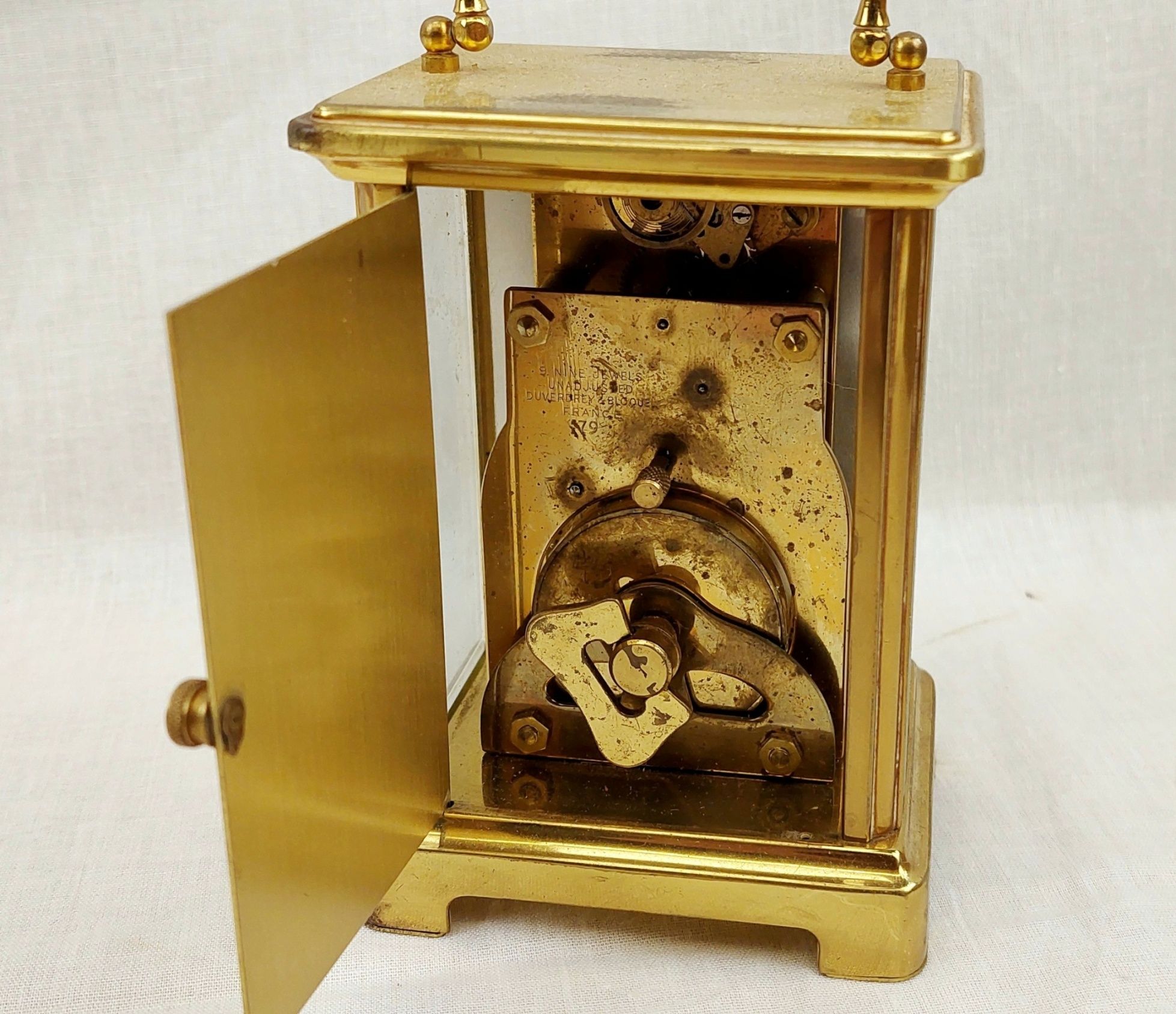 Early 20th Century French Bayard 8 Day Carriage Clock - Image 9