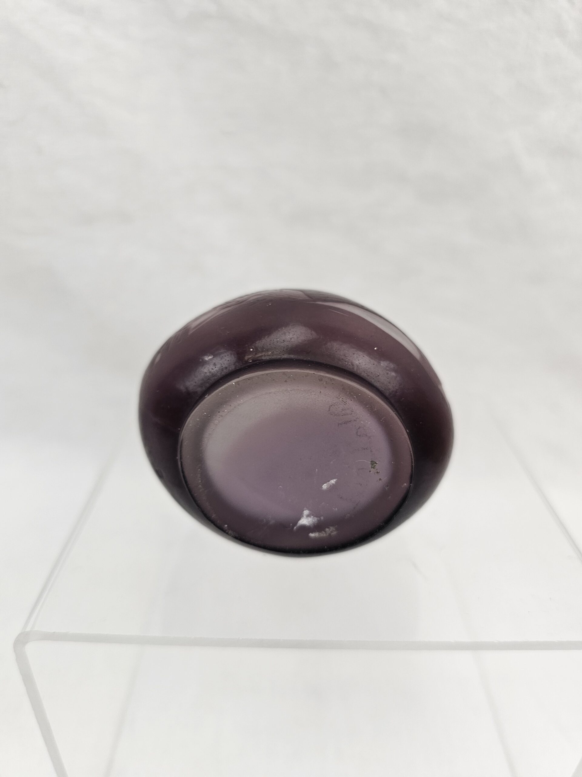 Emile Gallé Cameo Glass Vase of Ovoid Form, Decorated with Wild Flowers - Image 6