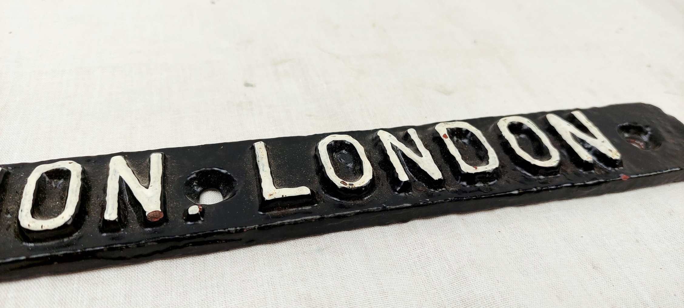 Euston Station London Cast Iron Sign - Image 3