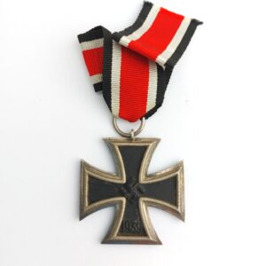 German, WW2, Iron Cross 2nd Class (Eisernes Kreuz 2. Klasse) – Maker Marked “65” (Klein & Quenzer)