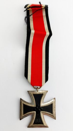 German, WW2, Iron Cross 2nd Class, (Eisernes Kreuz 2. Klasse), Maker Marked “26” B.H. Mayer, Pforzheim