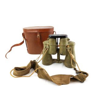 German, WWII, U-Boat Commander’s Binoculars, 8x60 by Zeiss (blc), Surrendered Portsmouth, with Custom English Case
