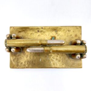 Imperial German, WWI, Trench Art Paperweight made from 7.92mm Mauser M.88 Cartridges (RWS Nürnberg)