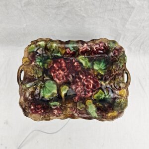 Late Victorian Sarreguemines Majolica Serving Dish