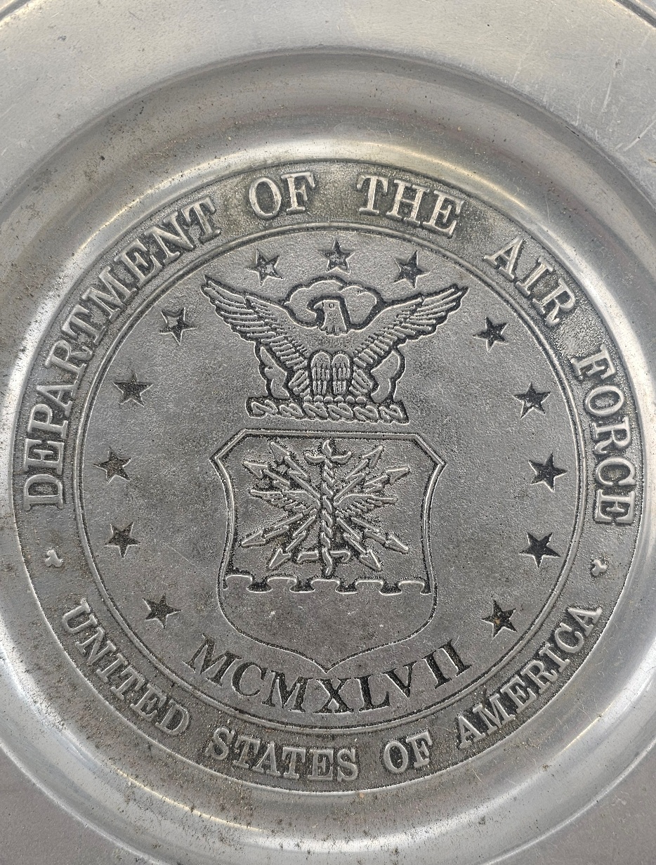USA Department Of The Air Force Metal Platter - Image 3